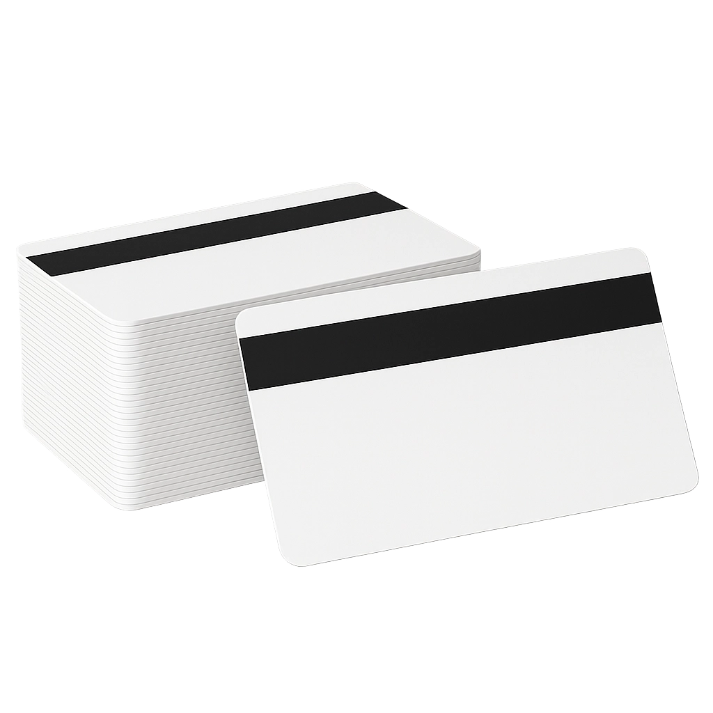 Cartões Plástico PVC de Banda Magnética, sem impressão / brancos