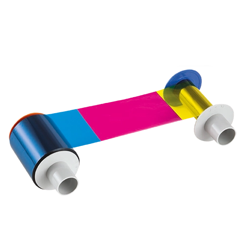 Ícone de ribbons – Fitas coloridas e monocromáticas para impressoras de cartões plástico hid fargo e zebra id card printers