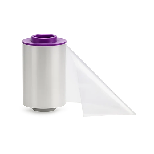PolyGuard 1.0 mil Overlaminate, com corte no lado esquerdo para cartões com chip de contacto grande, Transparente, 1.000 imagens, 082722